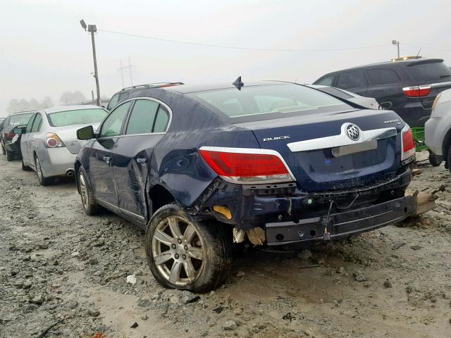 1G4GC5EG2AF259253 - 2010 BUICK LACROSSE C BLUE photo 3