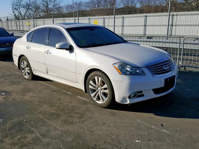 JN1CY0AR6AM961556 - 2010 INFINITI M35 BASE WHITE photo 1