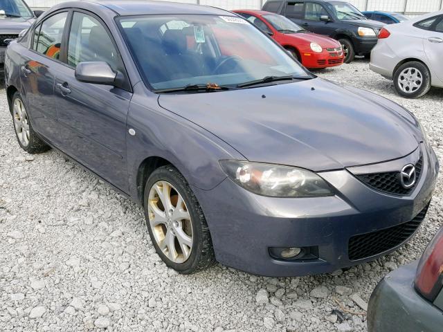 JM1BK32F491235398 - 2009 MAZDA 3 I GRAY photo 1