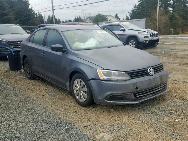 3VW2K7AJ1DM386527 - 2013 VOLKSWAGEN JETTA BASE 灰色 照片 1