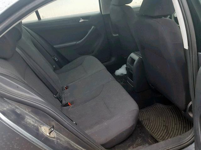 3VW2K7AJ1DM386527 - 2013 VOLKSWAGEN JETTA BASE 灰色 照片 6