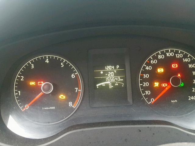 3VW2K7AJ1DM386527 - 2013 VOLKSWAGEN JETTA BASE 灰色 照片 8