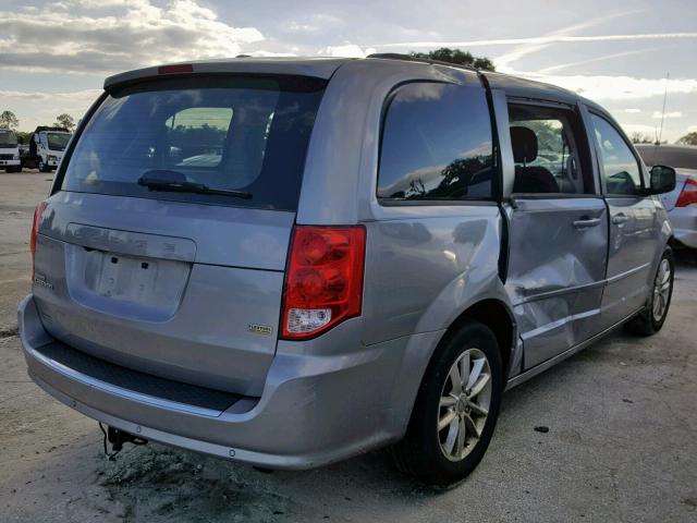 2C4RDGCG9DR686337 - 2013 DODGE GRAND CARA GRAY photo 4