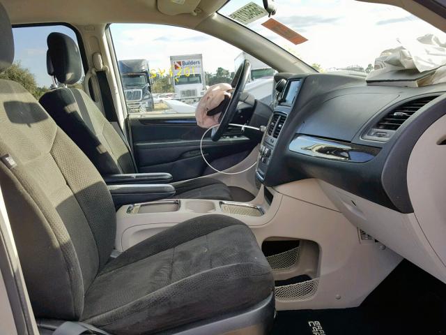 2C4RDGCG9DR686337 - 2013 DODGE GRAND CARA GRAY photo 5