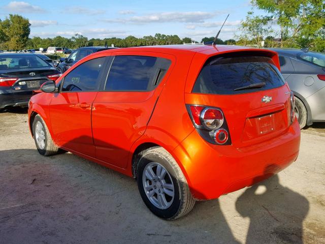 1G1JA6SH6C4152099 - 2012 CHEVROLET SONIC LS 橙色 照片 3