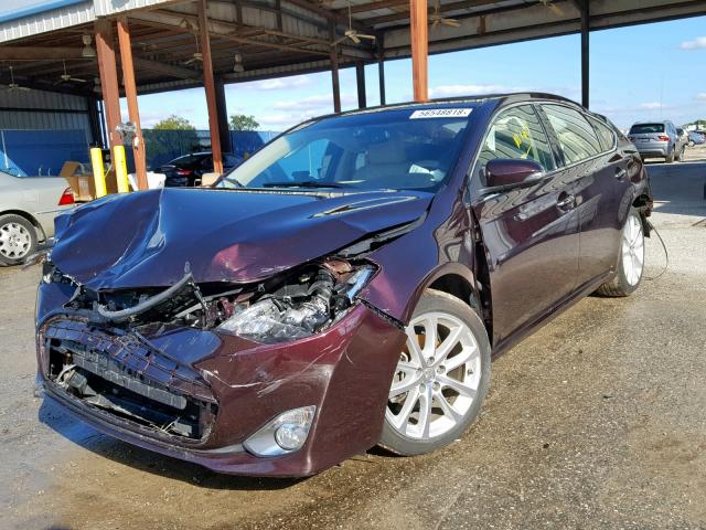 4T1BK1EBXFU149953 - 2015 TOYOTA AVALON XLE MAROON photo 2