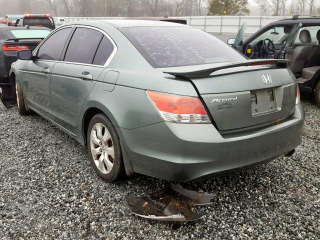 1HGCP2F7XAA029950 - 2010 HONDA ACCORD EX GREEN photo 3