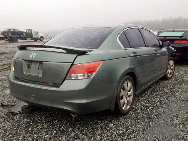 1HGCP2F7XAA029950 - 2010 HONDA ACCORD EX GREEN photo 4