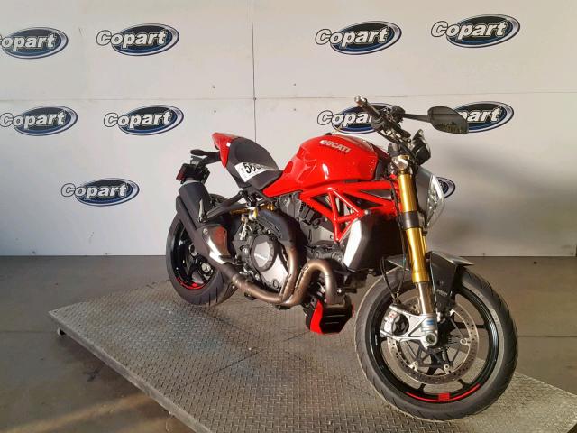 ZDMMACFWXJB024764 - 2018 DUCATI MONSTER 12 RED photo 1