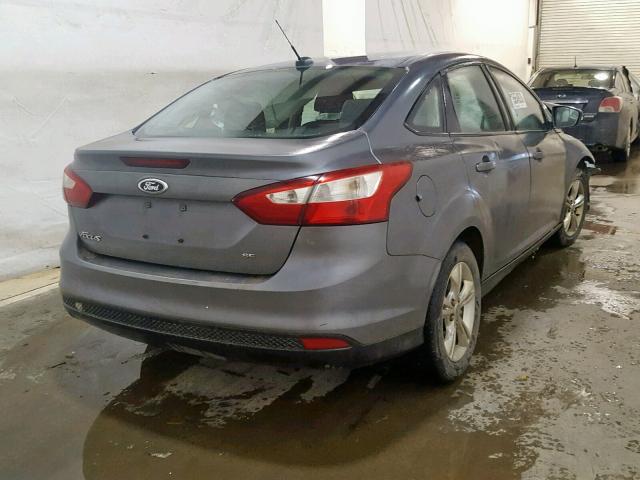 1FADP3F20DL224631 - 2013 FORD FOCUS SE GRAY photo 4