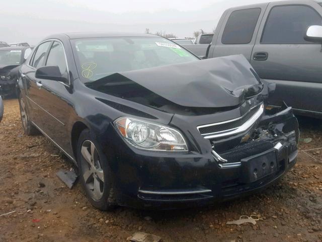 1G1ZC5E04CF328276 - 2012 CHEVROLET MALIBU 1LT BLACK photo 1