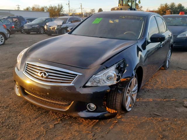 JN1CV6AR6CM978212 - 2012 INFINITI G37 BLACK photo 2