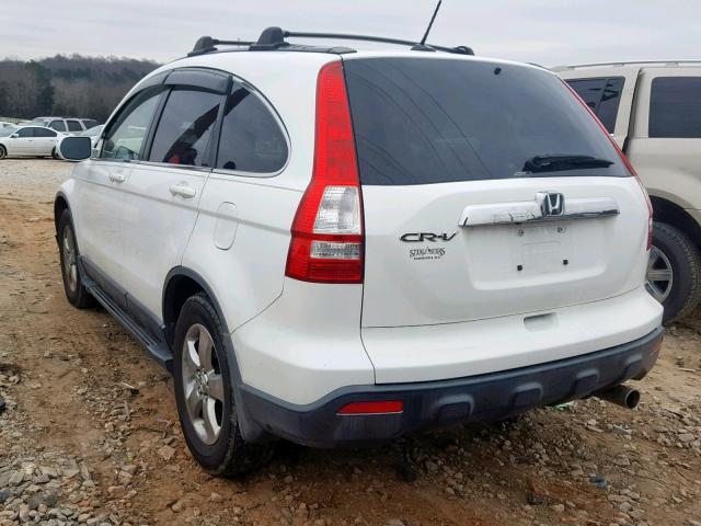 JHLRE48798C018740 - 2008 HONDA CR-V EXL WHITE photo 3