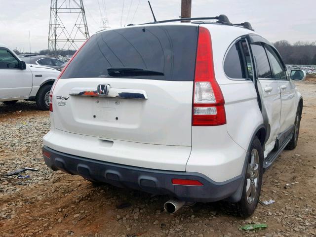 JHLRE48798C018740 - 2008 HONDA CR-V EXL WHITE photo 4