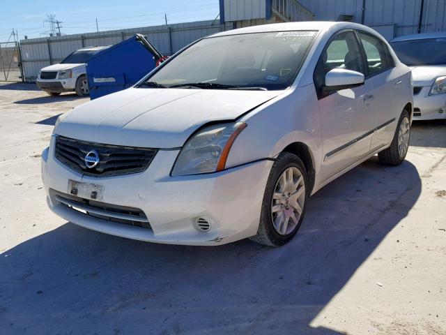 3N1AB6AP5BL712199 - 2011 NISSAN SENTRA 2.0 WHITE photo 2