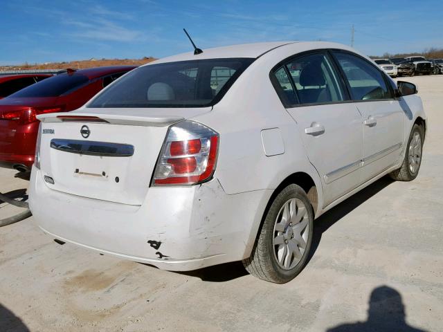 3N1AB6AP5BL712199 - 2011 NISSAN SENTRA 2.0 WHITE photo 4