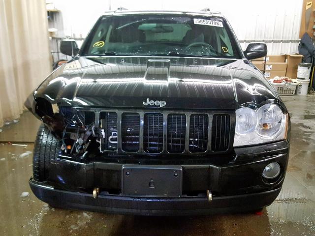 1J4GR48K66C321074 - 2006 JEEP GRAND CHER BLACK photo 9