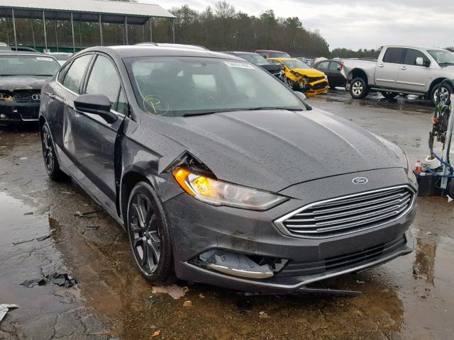 3FA6P0G7XJR153100 - 2018 FORD FUSION S GRAY photo 1