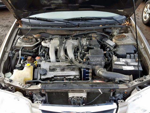 1YVGF22D425262645 - 2002 MAZDA 626 ES BROWN photo 7