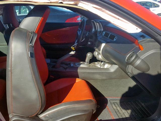 2G1FK1EJ2D9236228 - 2013 CHEVROLET CAMARO 2SS ORANGE photo 5