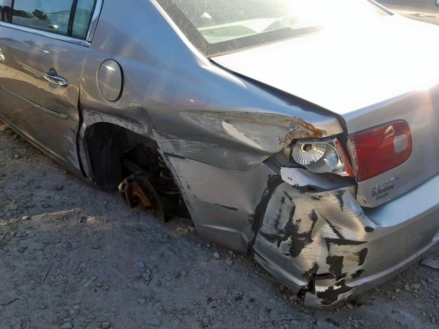 1G4HD57287U189989 - 2007 BUICK LUCERNE CX SILVER photo 9