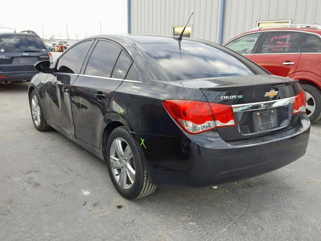 1G1P75SZ6E7431839 - 2014 CHEVROLET CRUZE BLACK photo 3