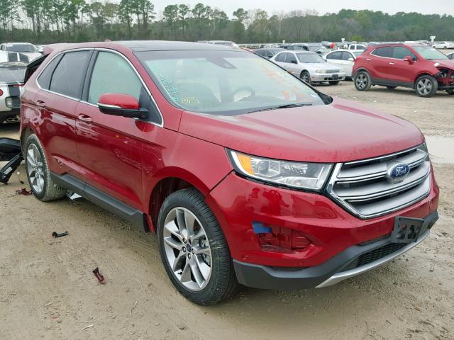 2FMPK3K8XJBC26460 - 2018 FORD EDGE TITAN RED photo 1