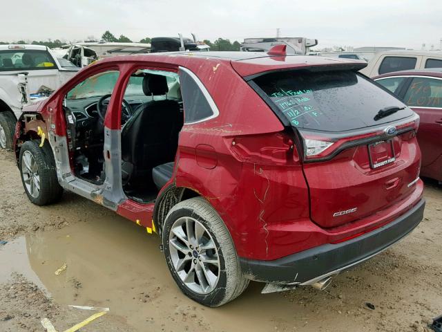 2FMPK3K8XJBC26460 - 2018 FORD EDGE TITAN RED photo 3