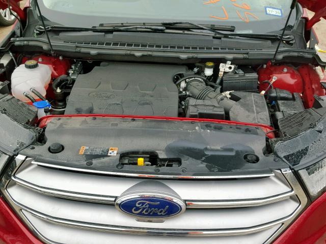 2FMPK3K8XJBC26460 - 2018 FORD EDGE TITAN RED photo 7