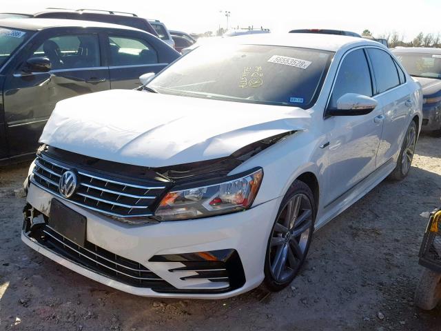 1VWDT7A39HC046122 - 2017 VOLKSWAGEN PASSAT R-L WHITE photo 2
