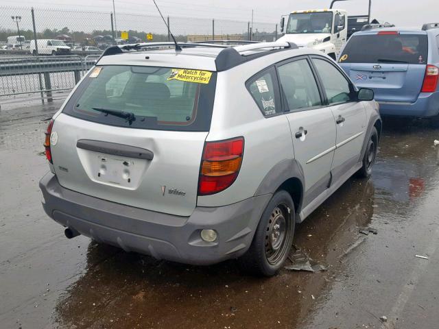 5Y2SL62804Z406125 - 2004 PONTIAC VIBE GRAY photo 4