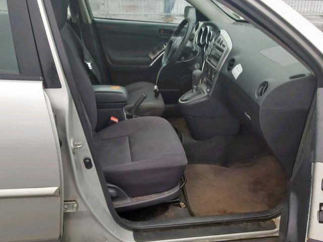 5Y2SL62804Z406125 - 2004 PONTIAC VIBE GRAY photo 5