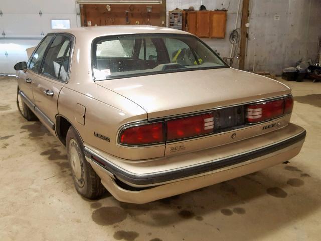 1G4HP53L0NH509446 - 1992 BUICK LESABRE CU TAN photo 3