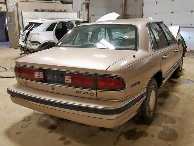 1G4HP53L0NH509446 - 1992 BUICK LESABRE CU TAN photo 4