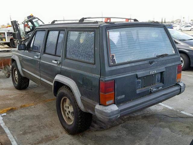 1J4FT58S3NL128298 - 1992 JEEP CHEROKEE L GRAY photo 3