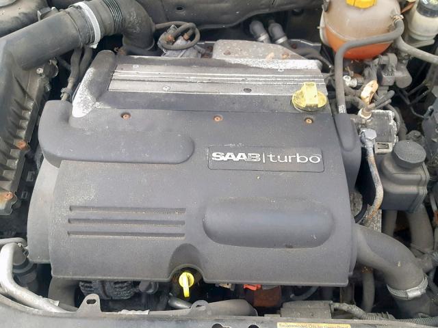 YS3FD49Y071110591 - 2007 SAAB 9-3 2.0T BLACK photo 7