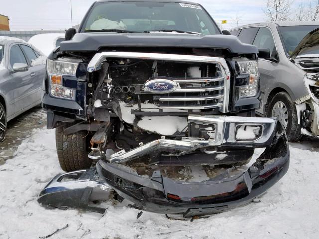 1FTEW1EF1GFB48253 - 2016 FORD F150 SUPER BLACK photo 9