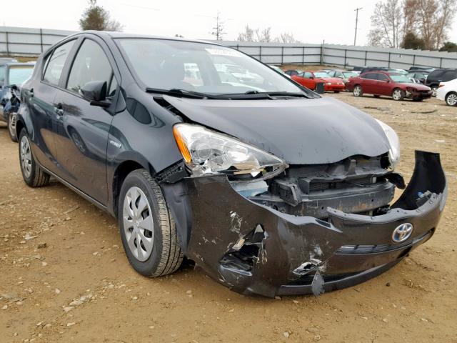 JTDKDTB39D1551100 - 2013 TOYOTA PRIUS C BLACK photo 1