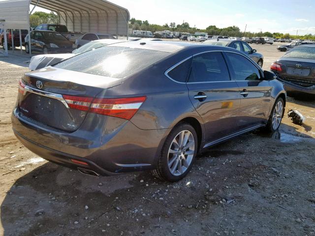 4T1BK1EB0EU083699 - 2014 TOYOTA AVALON BAS Szary zdjęcie 4