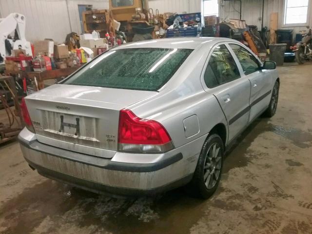 YV1RH59H842391912 - 2004 VOLVO S60 2.5T SILVER photo 4