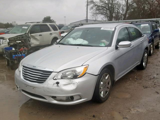 1C3CCBAB8CN282576 - 2012 CHRYSLER 200 LX SILVER photo 2