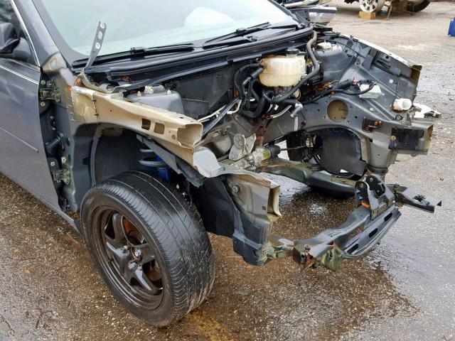 1G1ZG57B29F246350 - 2009 CHEVROLET MALIBU LS ნაცრისფერი ფოტო 9