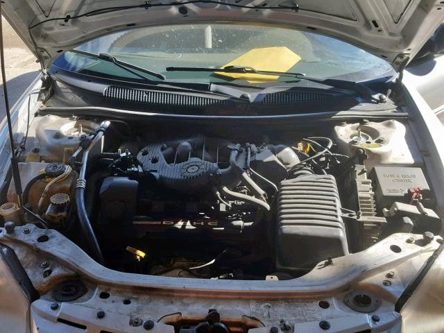 1C3EL55R82N317259 - 2002 CHRYSLER SEBRING LX SILVER photo 7