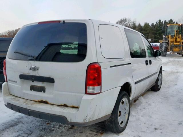 1GBDV13W38D164893 - 2008 CHEVROLET UPLANDER I WHITE photo 4