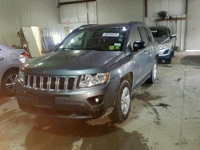 1C4NJCBA9DD276864 - 2013 JEEP COMPASS SP ნაცრისფერი ფოტო 2