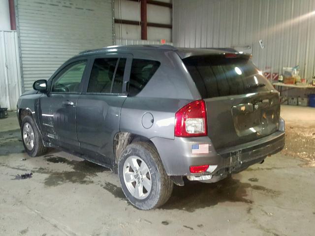 1C4NJCBA9DD276864 - 2013 JEEP COMPASS SP ნაცრისფერი ფოტო 3