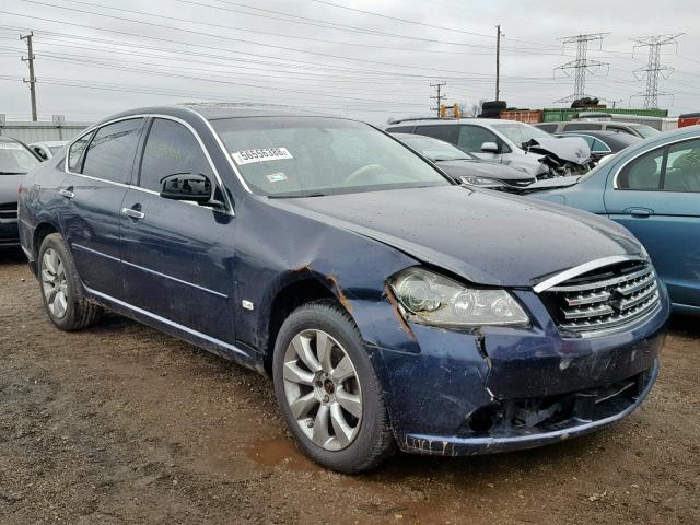 JNKAY01FX6M262530 - 2006 INFINITI M35 BASE BLUE photo 1