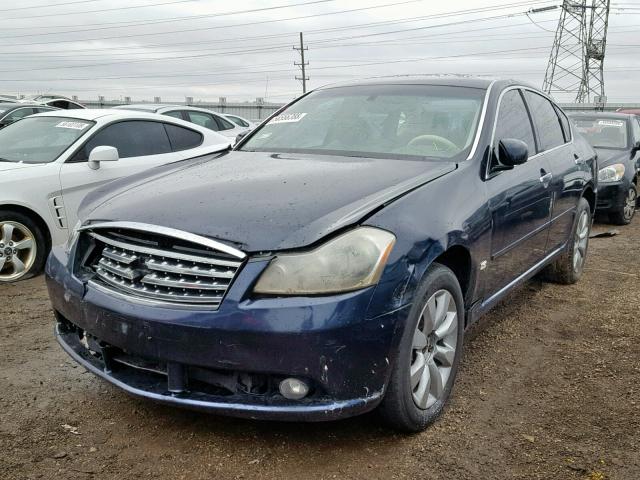 JNKAY01FX6M262530 - 2006 INFINITI M35 BASE BLUE photo 2