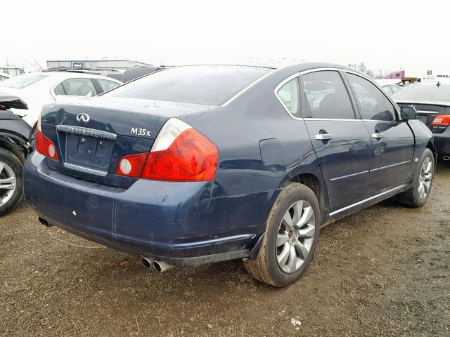 JNKAY01FX6M262530 - 2006 INFINITI M35 BASE BLUE photo 4