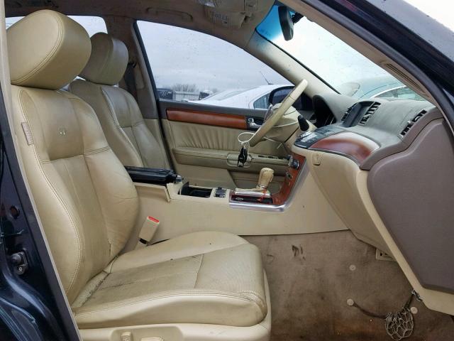 JNKAY01FX6M262530 - 2006 INFINITI M35 BASE BLUE photo 5